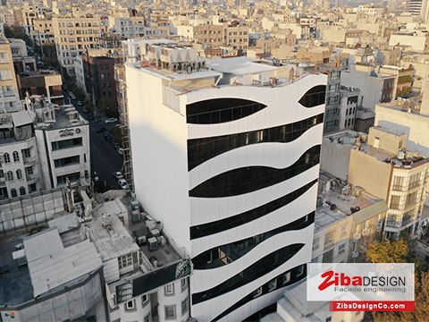 نمای پروژه مرکز جراحی نوید S